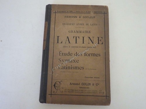 1899 grammaire latine 3e - 1899.grammaire,