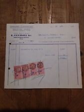 Facture ancienne 1954 vin imprimerie commerciale