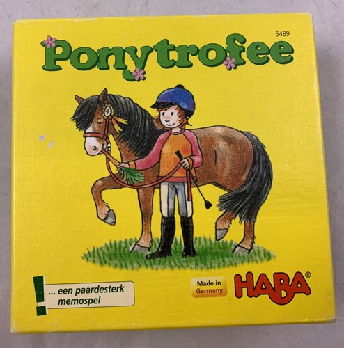 Haba pony pokal jeu mémos - jeu,