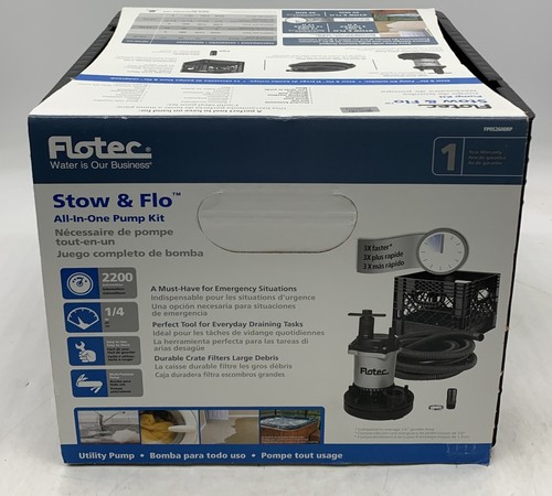 Flotec stow flo 2200 gph - &,