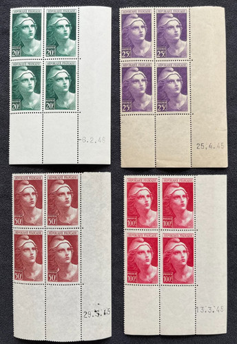 Timbres france coins datés - timbres,