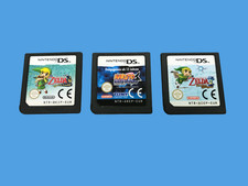 3Pcs Jeux Nintendo DS - Zelda Spirit Tracks & Phantom Hourglass, Naruto