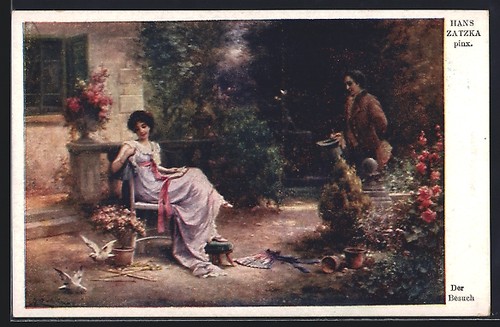 Carte postale artiste hans - postale,