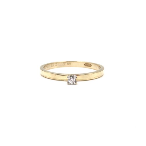 Bague jaune 14 carats - bague, en