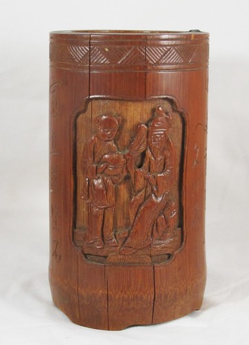 Pot pinceaux bambou - pinceaux,
