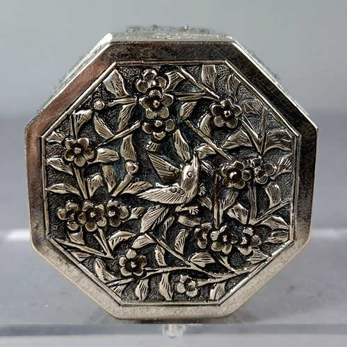 Chine ancienne boite - , argent