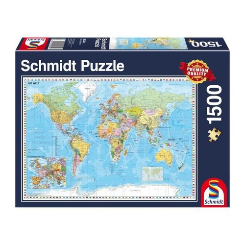 Puzzle planisphere 1500 pcs - puzzle,