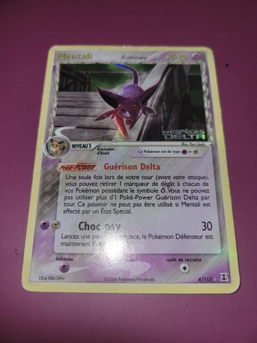 Carte pokémon mentali holo - carte,