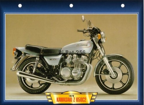 Fiche moto kawasaki 650 - fiche, z