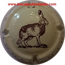 BELLE CAPSULE CHAMPAGNE TANNEUX MAHY LIEVRE CREME N°20 NEWS (petite rayure)