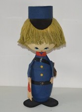 Rare ancienne poupée feutre