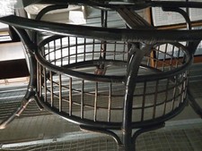 Ensemble table ronde avec 6 chaises