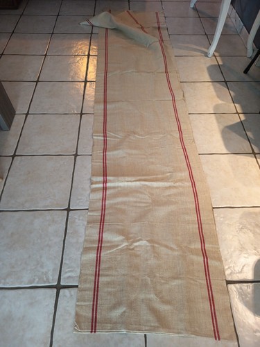 Tissu ancien toile chanvre - ancien, de