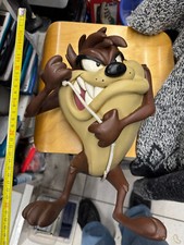 TAZ GRANDE FIGURINE STATUE WARNER BROS 2000 GRAND TAZ DESCEND DE SA FICELLE 33cm