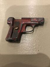 Ancien Taille Crayon Métal  En Forme De Pistolet Revolver Made In England