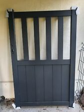 portillon aluminium gris anthracite neuf passage 1m hauteur 1,60 m, réversible