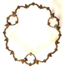 SUPERBE MONTURE BRONZE DORE