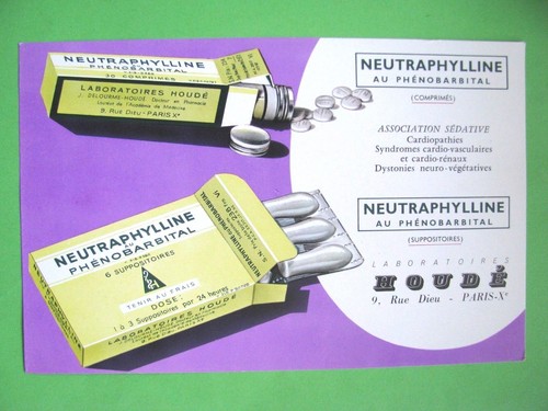 Ancien buvard neutraphylline - ancien,