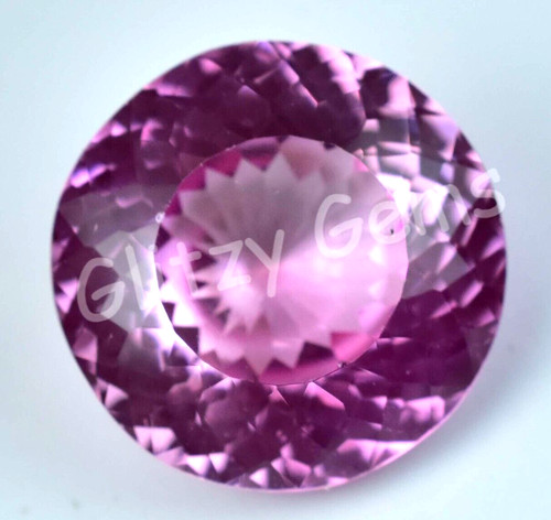Saphir rose naturel