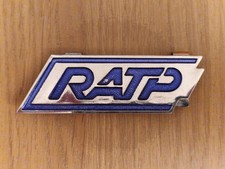 Insigne RATP vintage uniforme