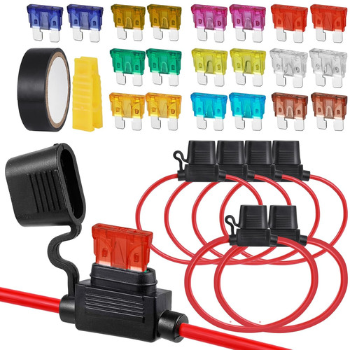 6pcs porte fusible - fusible, 12v