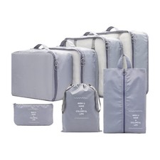 7x Cubes d'emballage organisateur de valise sacs ensemble accessoires de voyage