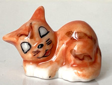 Adorable Fève Le Chat Rousse