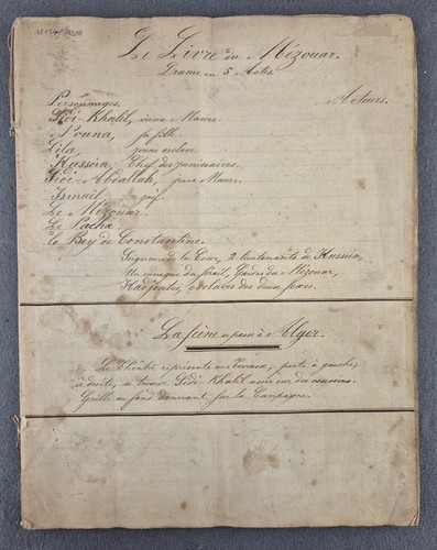 Manuscrit alexandre de - -,