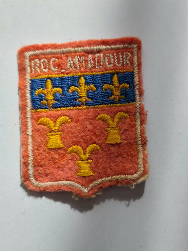 Ancien écusson brodé vintage - écusson,