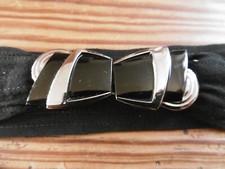 Ceinture art déco - Crêpe