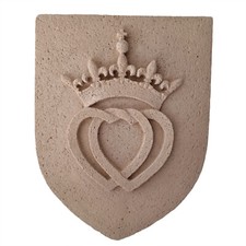 Blason Vendéen, coeurs Vendéen en pierre reconstituée artisanale