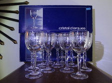 11 verres vin blanc cristal