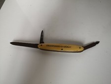 Ancien couteau de poche publicitaire,  CHAMPAGNE EPERNAY, Gérard de Recondo.