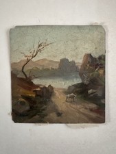 SUPERBE SCÈNE ANIMÉE FOND D’ATELIER HENRI GÉRARD -  ÉCOLE XIXème