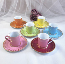 6 Tasses à expresso avec