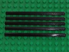 5 x LEGO Technic Black Axle 10