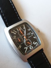 Montre Quartz Chrono Sport Locman Italy Aluminium Ref.487 Très Bel État 