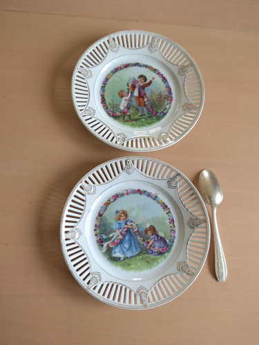 Assiettes anciennes en - 2,
