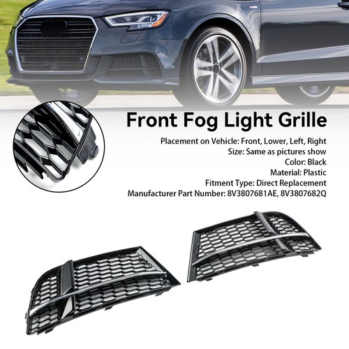 Front fog light cover bezel - light,