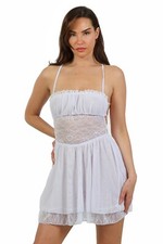 Robe Courte en Résille Fine