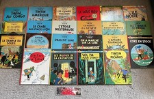 Lot intégrale des 22 BD Tintin Casterman TBE voir photos - Bande Dessinée Hergé
