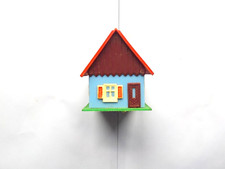 Décor Maquette Faller Maison Chalet Avec Multiple Fenêtres et Volets Pignon Bois