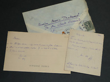 Henry GAUTHIER VILLARS dit Willy - LOT LETTRES AUTOGRAPHES SIGNÉES - 1904