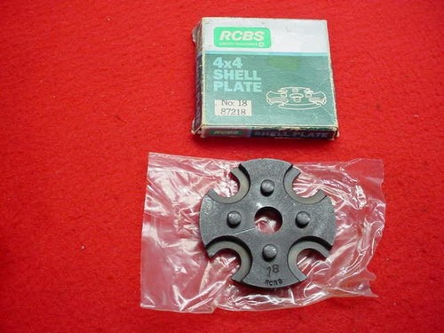 Rcbs 4x4 shell plate - no., 18-