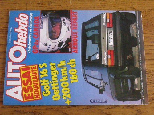 Revue auto hebdo n 373 - $$$, gp