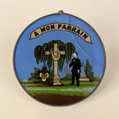 Plaque deuil verre mon - plaque,