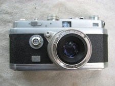 Foca Universel : bayonet mount french Leica copy, with Oplar 5cm f2,8 cap + case