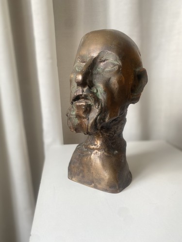 Sculpture bronze jean - bronze, roulland
