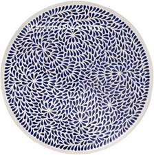 24 " Marbre Blanc Table Top