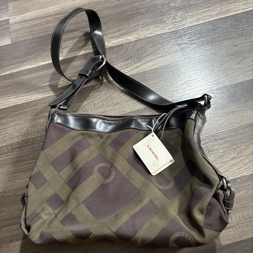 Lancel paris canvas shoulder - paris,